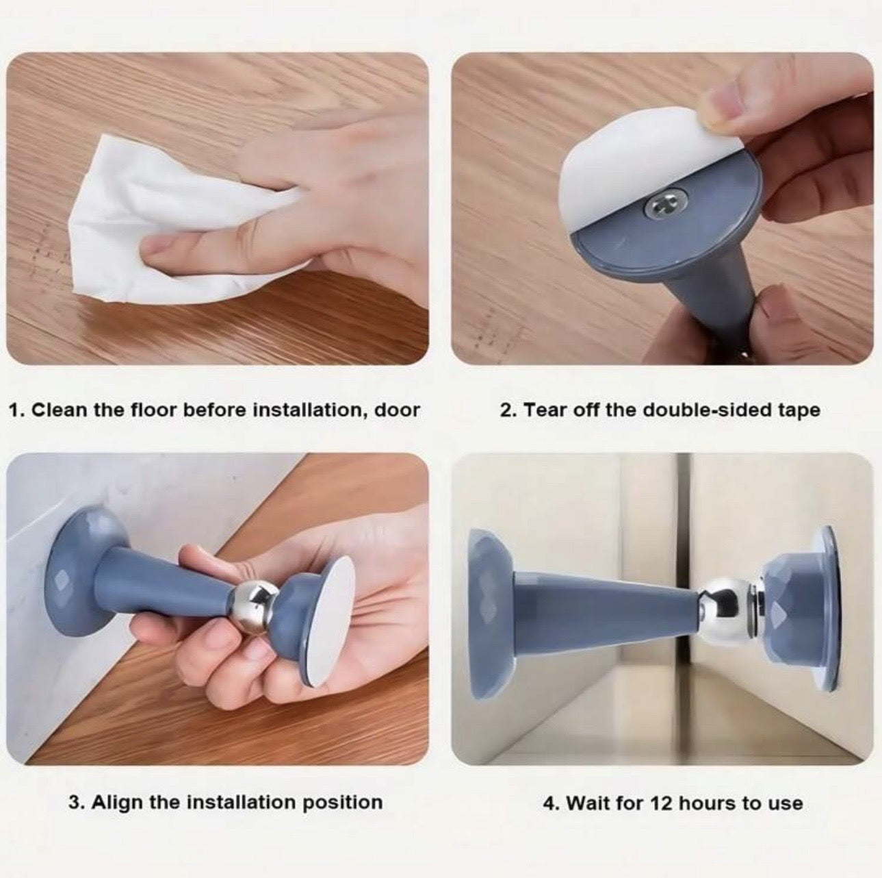 SureStay Magnetic Door Stopper (Adhesive)