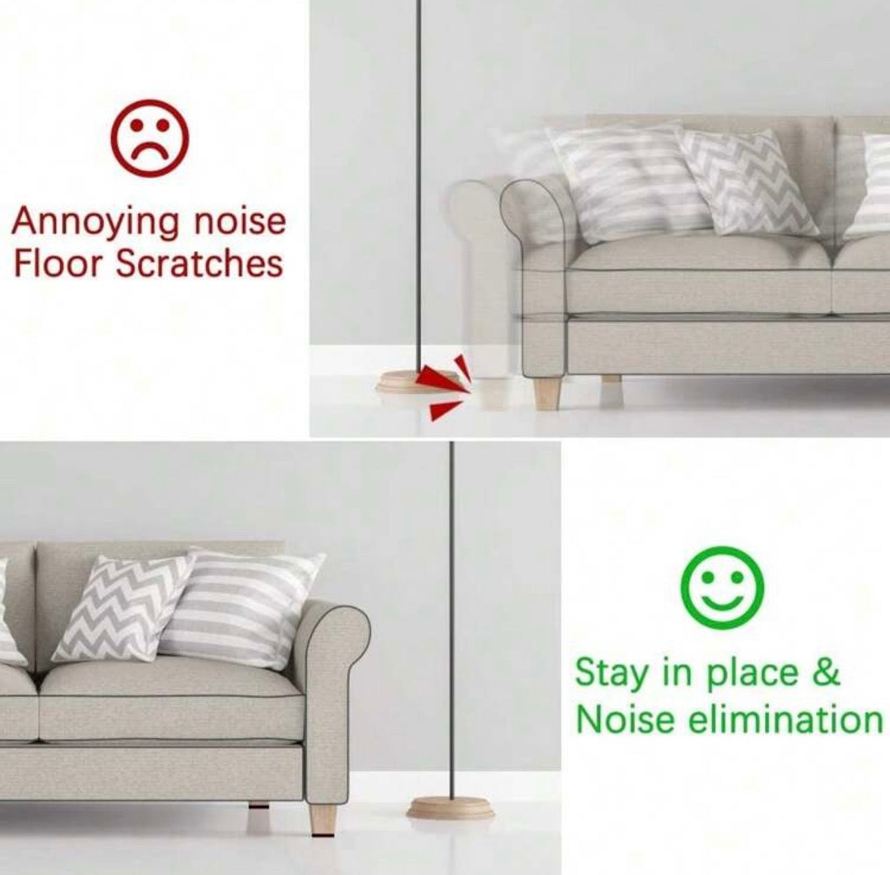 SureStay Furniture Floor Protection Pads