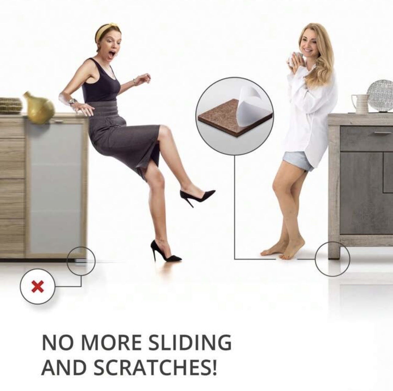 SureStay Furniture Floor Protection Pads